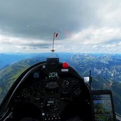 Flugwegposition um 12:48:17: Aufgenommen in der Nähe von Radmer, 8795, Österreich in 2688 Meter